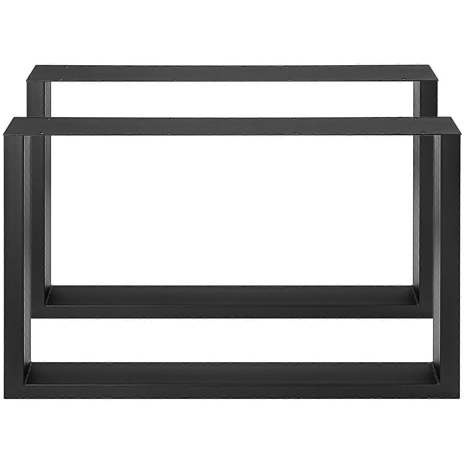 Black Table Legs Frame Metal Dining Table Desk 900X720MM