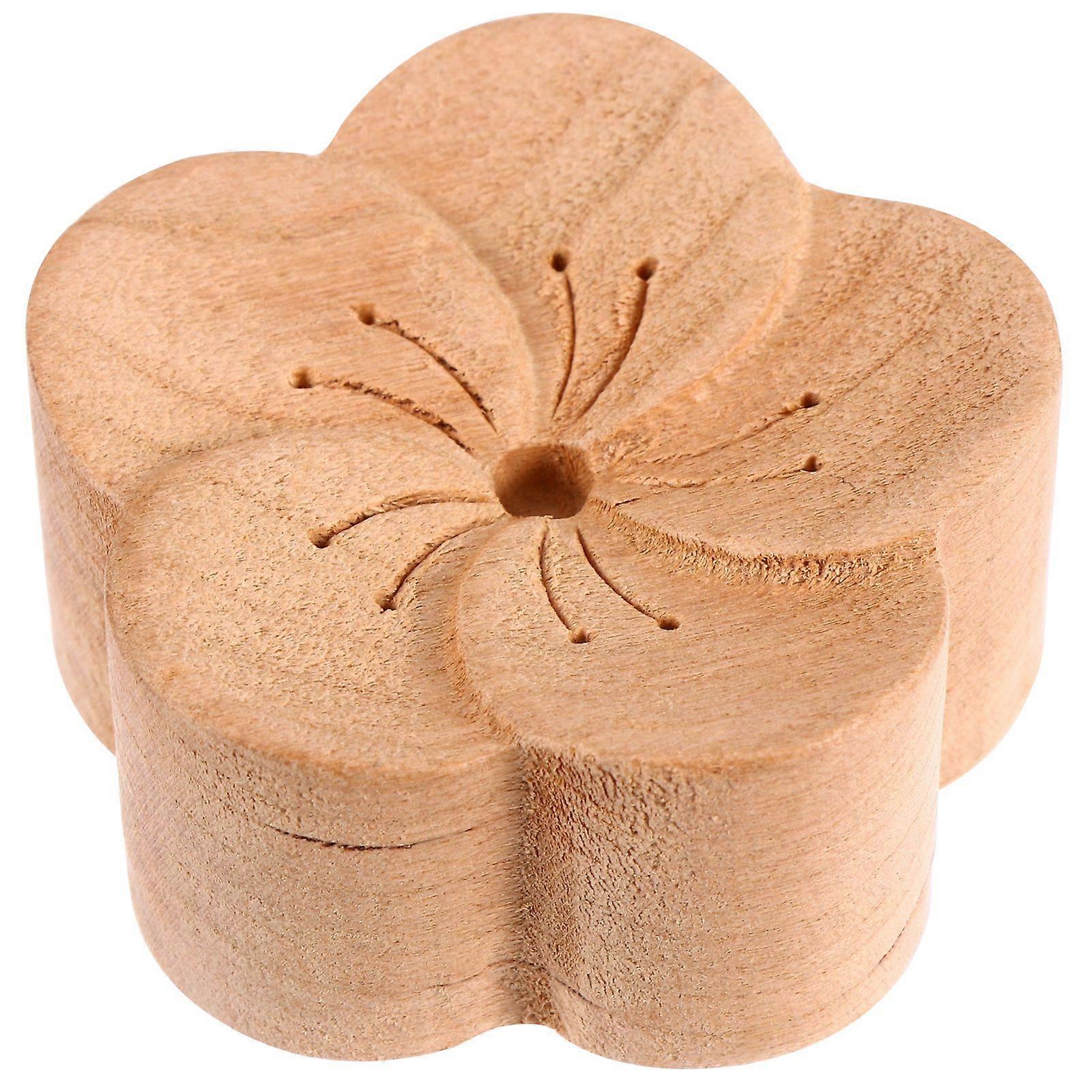 1pc Desktop Incense Diffuser Wood Aroma Diffuser Home Office Perfume Ornament