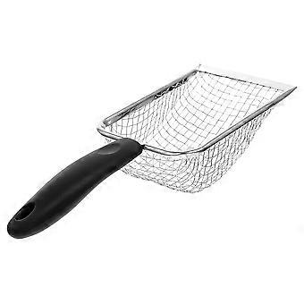 2Pcs Stainless Steel Cat Litter Scoop Metal Sand Sifter for Pets