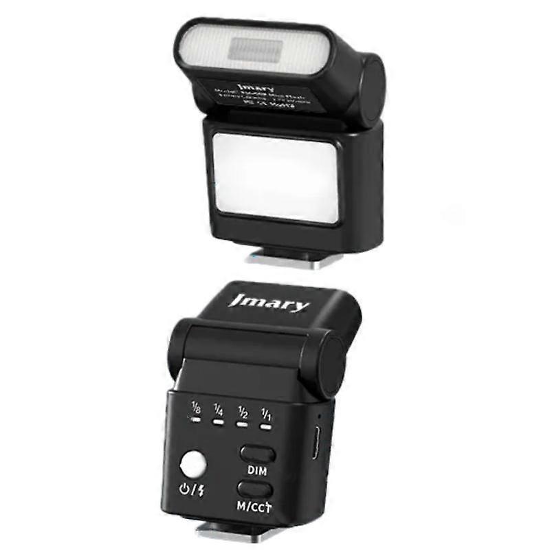 【Nouveau】 JMARY FM-06R Mini flash d'appoint pour appareil photo, fixation griffe, LED rechargeable 300 mAh