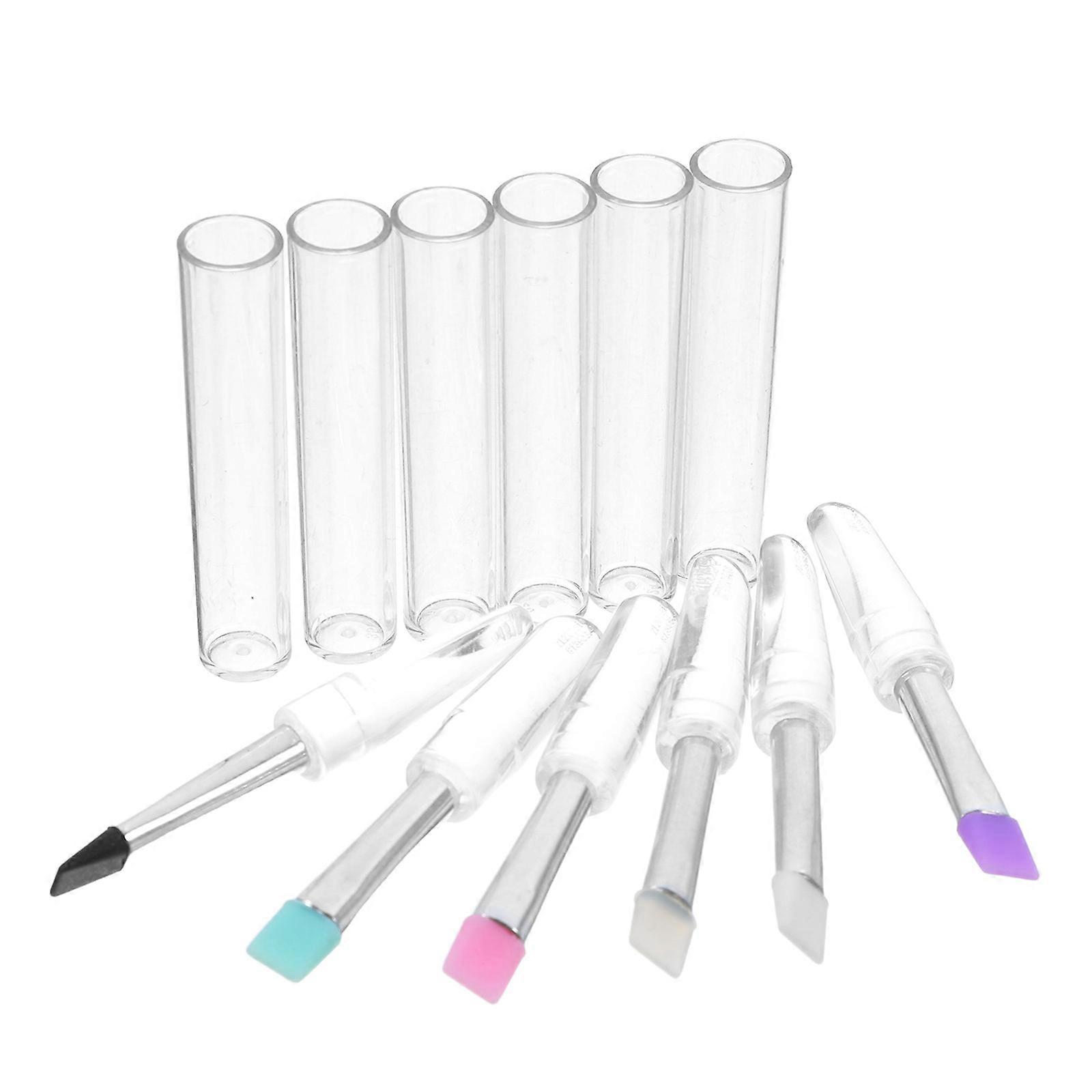 6Pcs Eyelash Curler Brush Silicone for Precise Eye Makeup Application