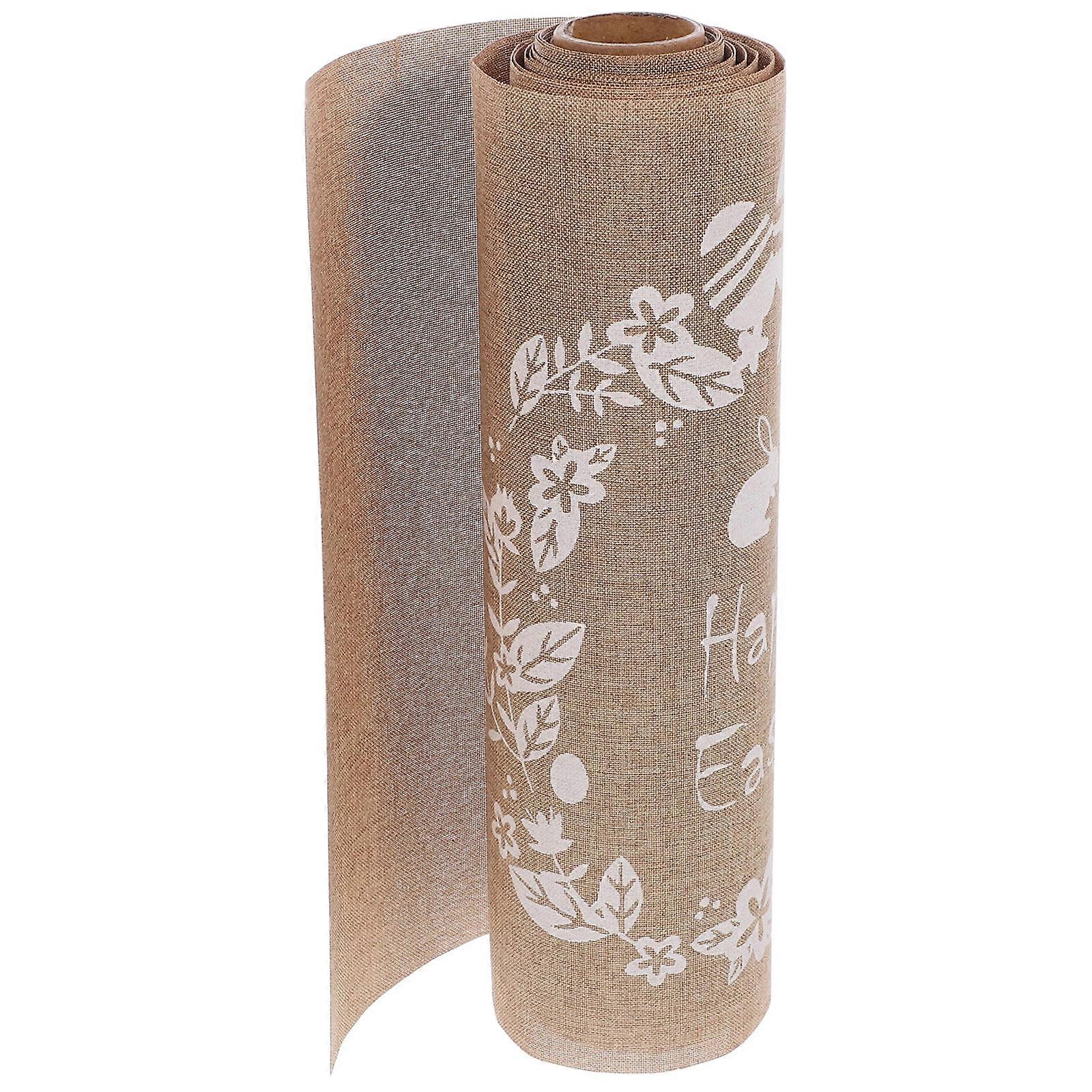 Easter Table Runner Featuring Festive Easter Theme Prints for Home Use