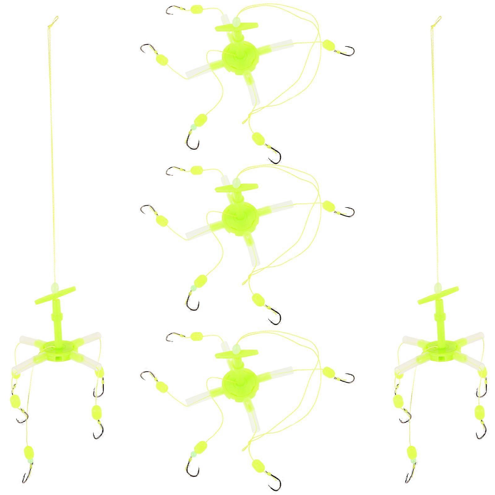 Fishing Hook Multi-Hook Fishhooks for Angling Use 5Pcs Pack