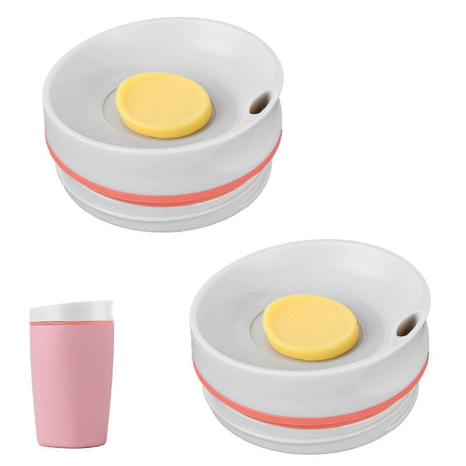 Replacement Tumbler Lids for Owala SmoothSip, SpillResistant Slider, Grey 2Pack for 20oz and 12oz