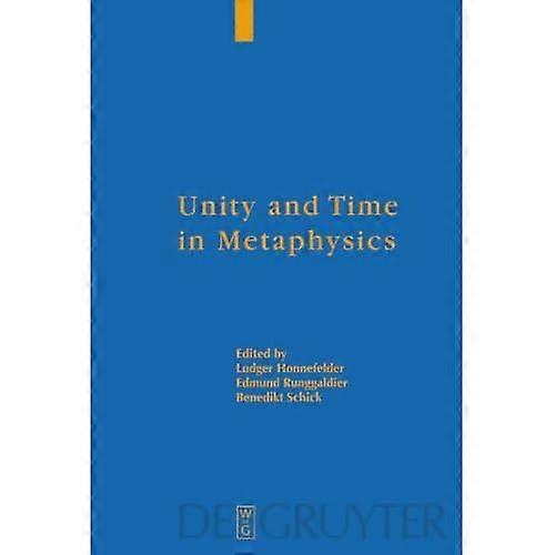 Unity and Time in Metaphysics