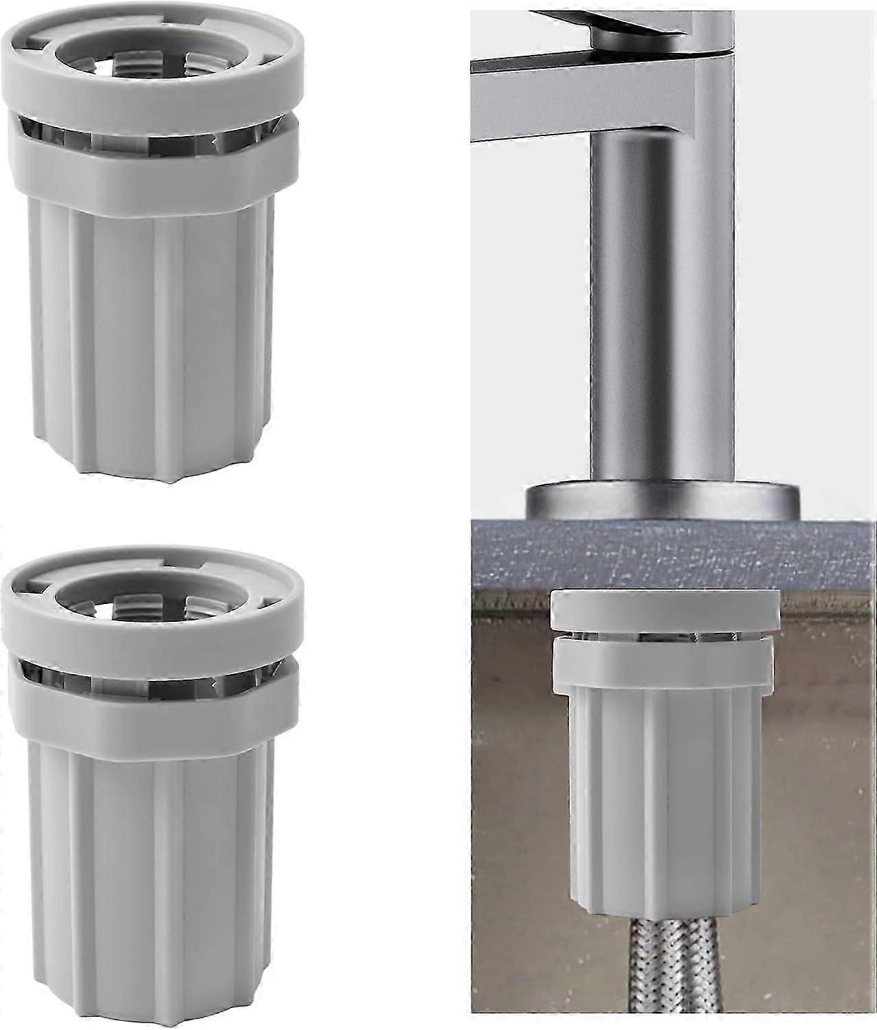 2Pc ABS Plastic Faucet Fixing Nut Quick Installation AntiLoosening Nut
