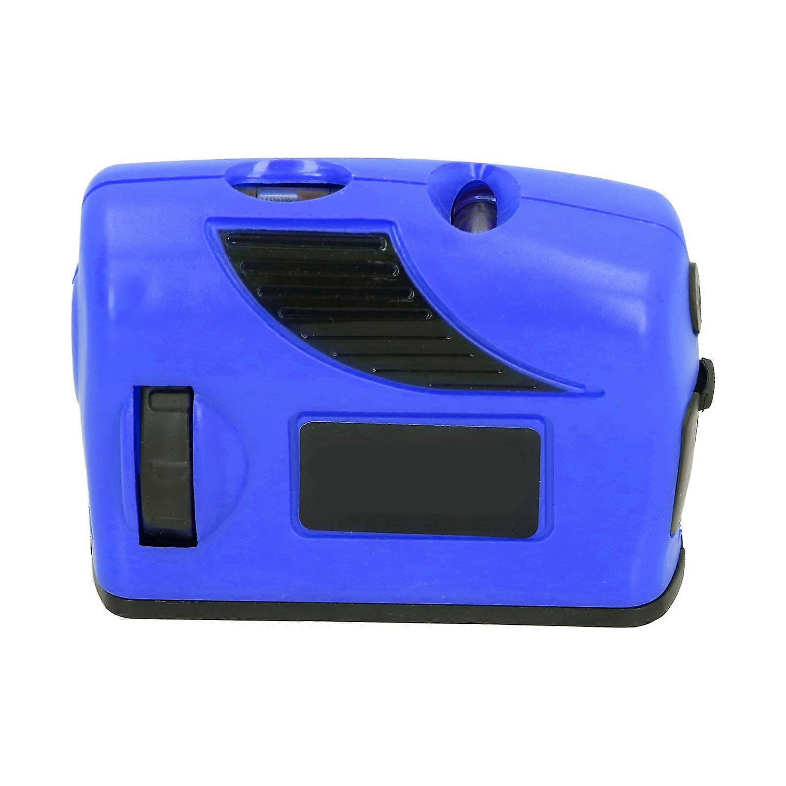 Red Beam Level Tool One Key Operation Small Portable Measuring Tool for Floor LayoutBlue