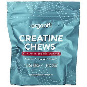 Organifi, Creatine Chews™, Körsbär, 60 gummibägare