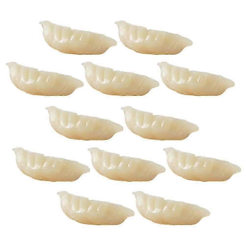 Decorative Dumpling PVC Dumpling Model for Decoration 48Pcs