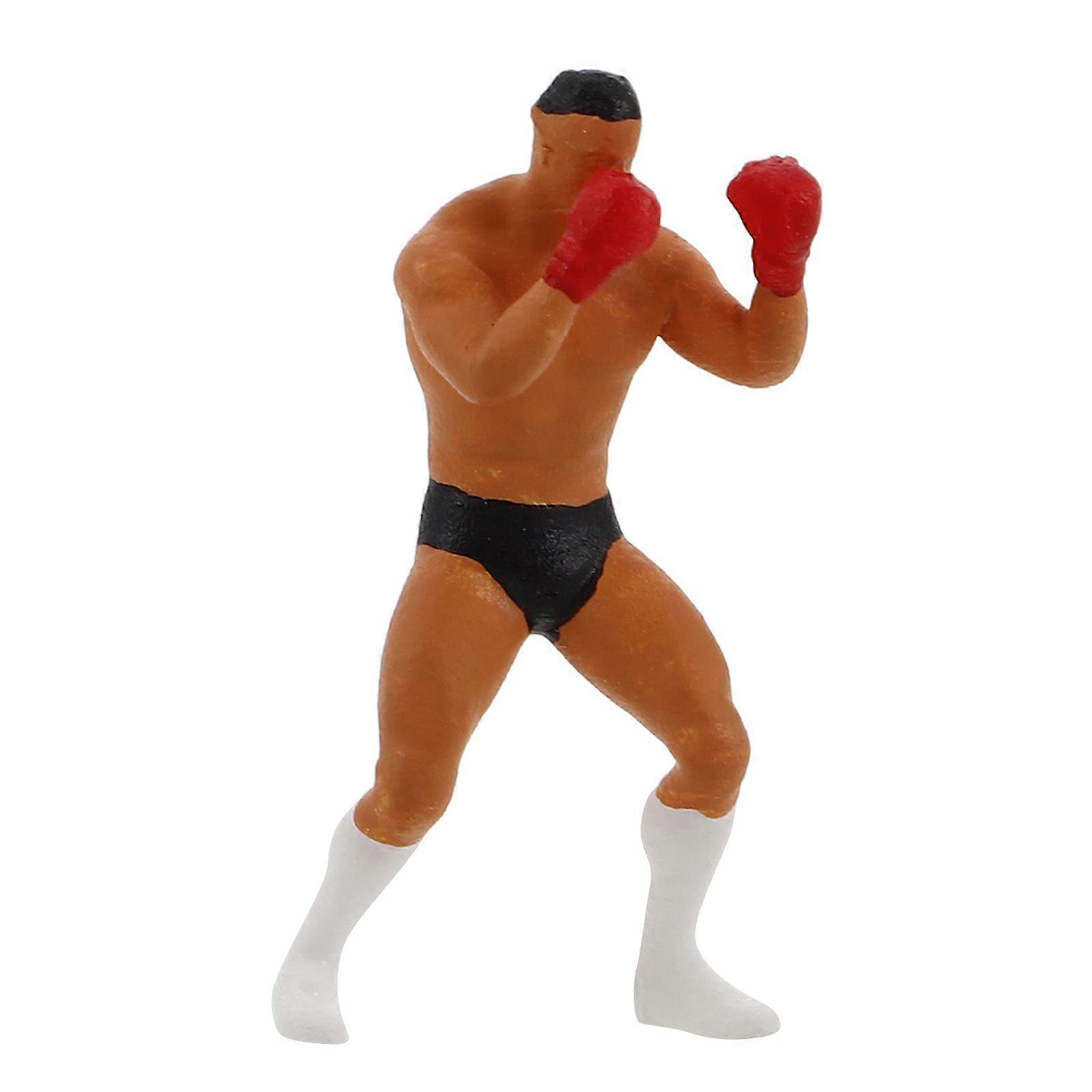 Boxing Figures Miniature Figures for Decor
