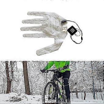 USB-beheizbare Handschuhe, warme Fünf-Finger-Handschuhe, Heizkissen, elektrische Heizung, Shytmv