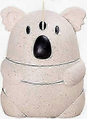Cute Koala Automatic Toothpick Dispenser Holder for Organized Storage