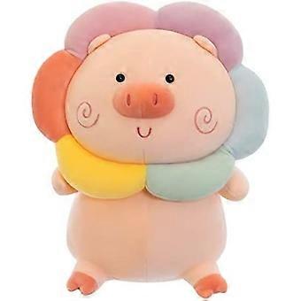 Niedliches Schwein Plüschtier, weiches Regenbogenschwein Plüschkissen, Geschenke für Bettwäsche, Geburtstag und Zimmerdekoration, 9,8 Zoll