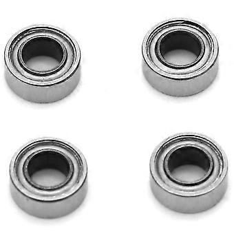 4 Stück SMR63ZZ einreihiges Kugelrollenlager aus Edelstahl 3 mm Bohrung 6 mm Außendurchmesser 2,5 mm Dicke
