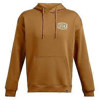 Under Armour Mens Genie Graphic Print Fleece Long-Sleeved Hoodie