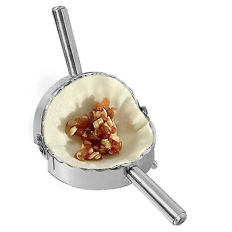 Stor rustfritt stål Dumpling Machine 2-i-1 Dough Cutter / dumpling Mold
