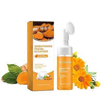 Jaysuing Curcuma Mousse Detergente Per La Pulizia Delicata Della Pelle Del Viso Pori Detergente Idratante Cura Della Pelle