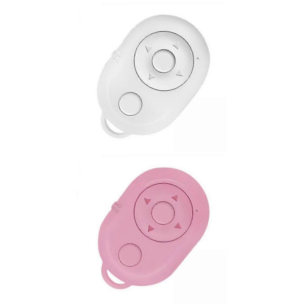 2x Portable Bluetooth Camera Shutter Remote Selfie Button Clickerxx