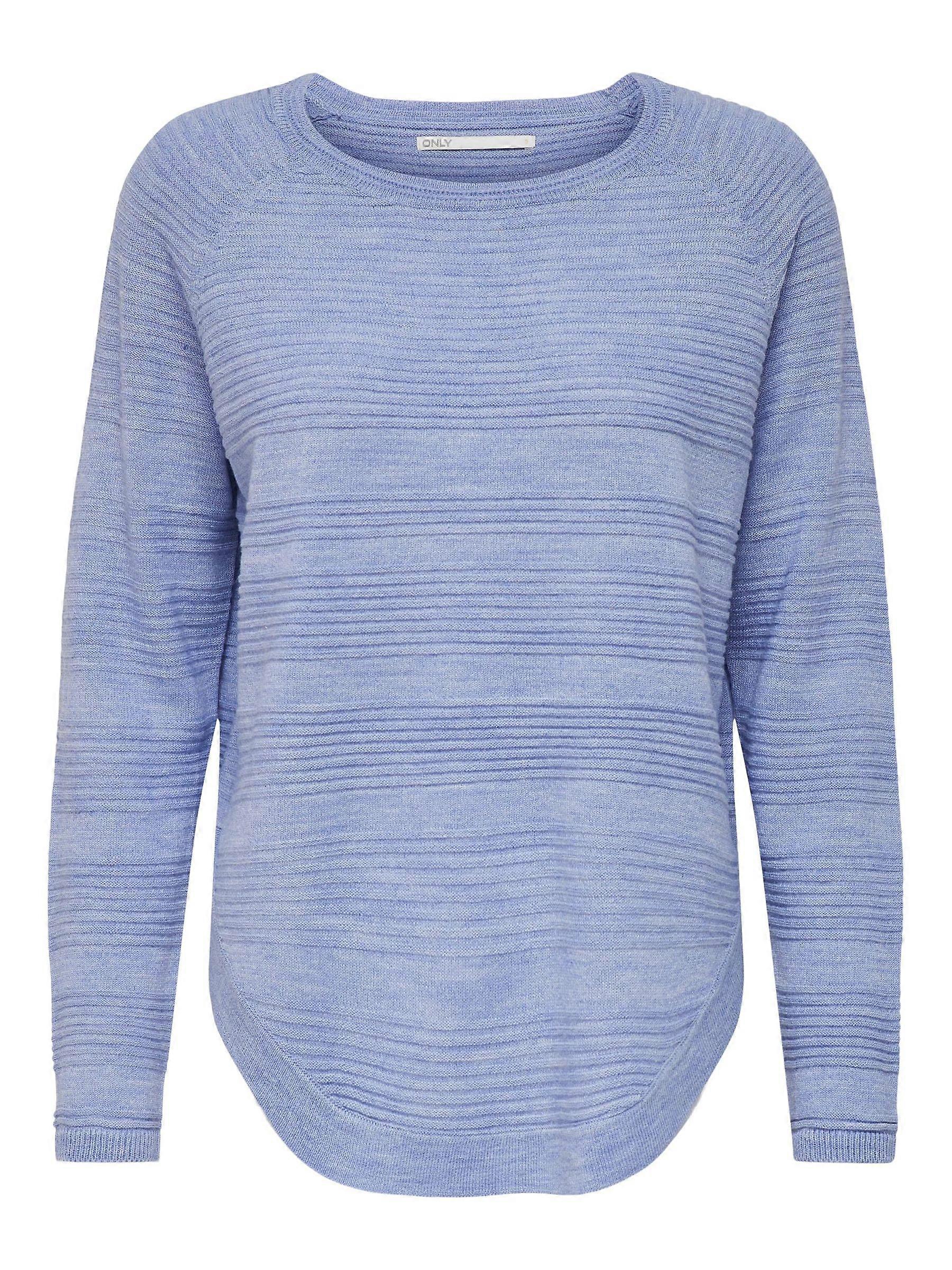 ONLY Damen Dünner Strick Pullover Langarm Basic Stretch Sweater ONLCAVIAR