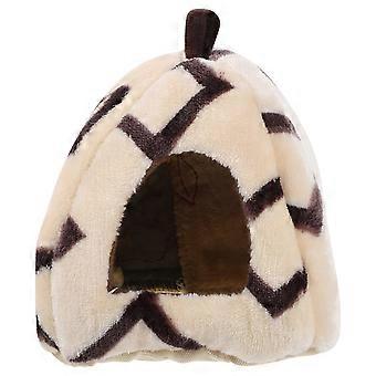 Hamster Nest Cotton House for Small Pets 2Pcs Comfortable Hideout