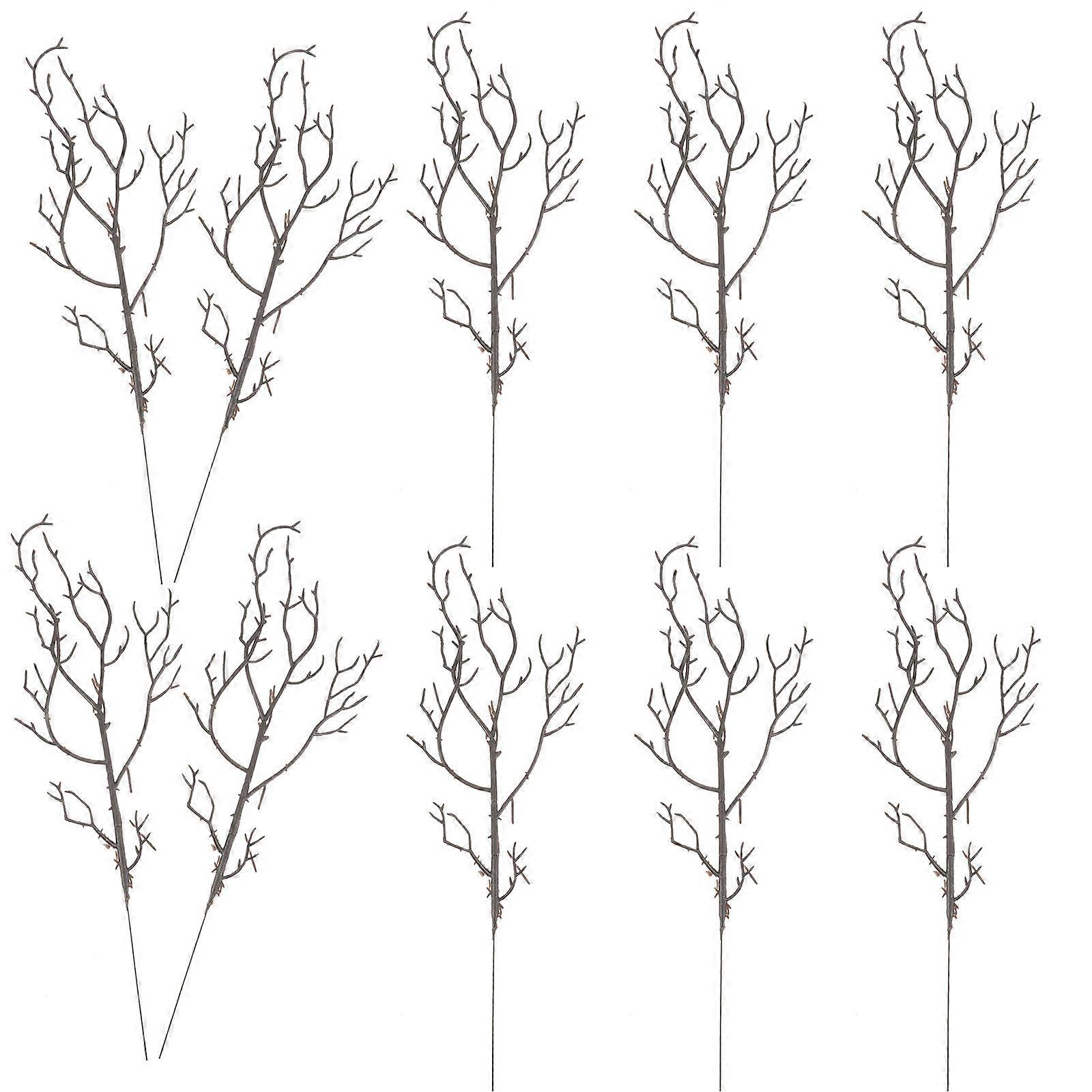 Plastic Artificial Stems for Decor 10Pcs Artificial Antler Branches