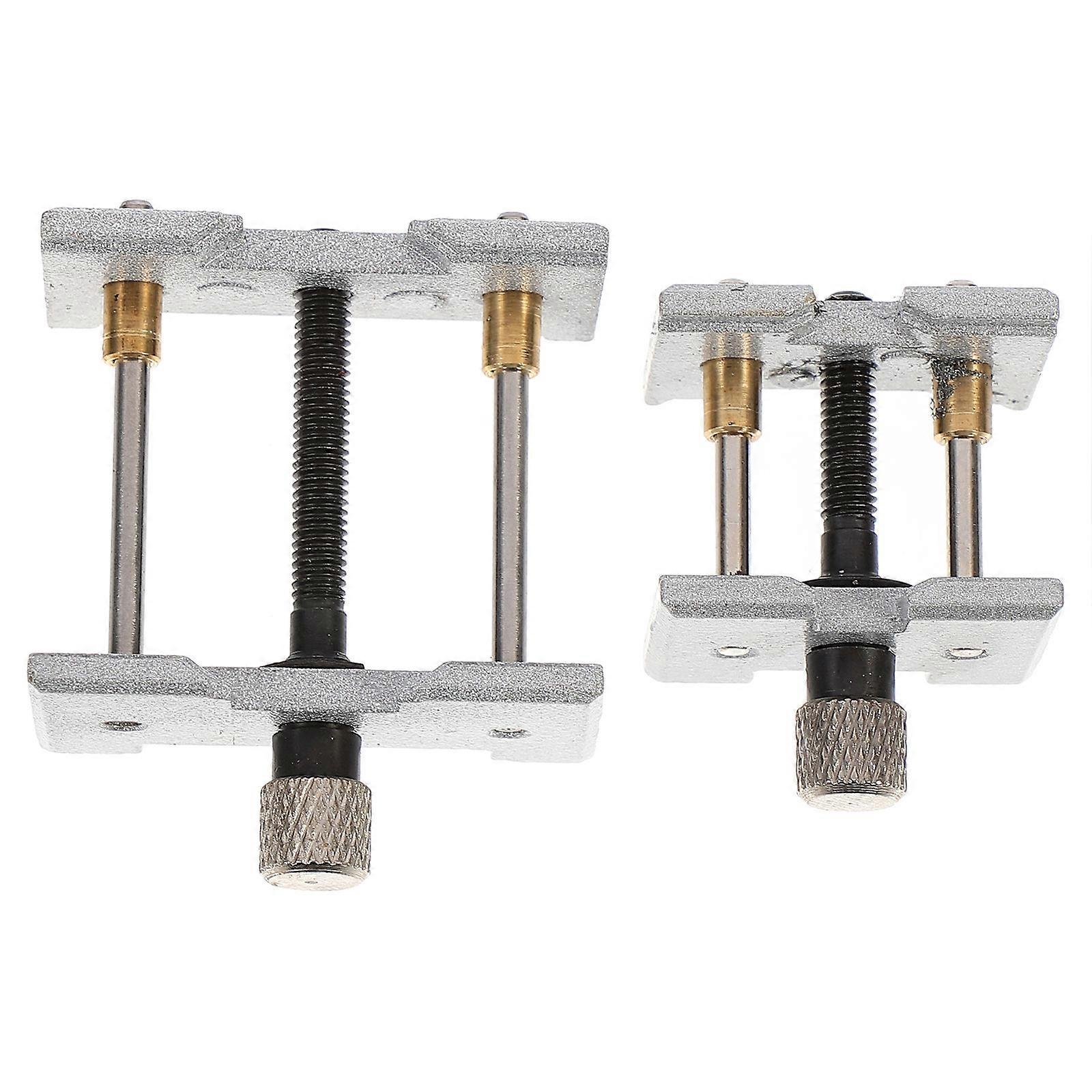 2pcs Watch Movement Holder Fixed Base Multi-function Watchmaker Watch Clamp