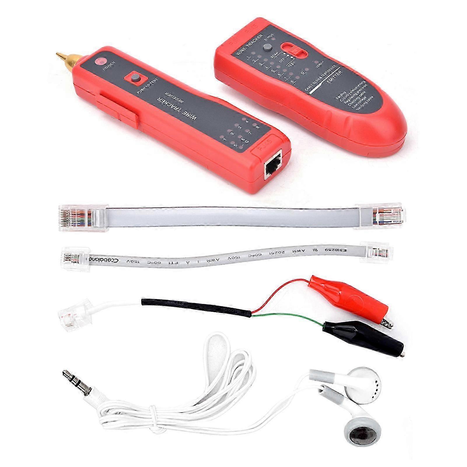 Multifunction Cable Tester Wire Locator Line Finder compatible with Telephone Line Network Cable