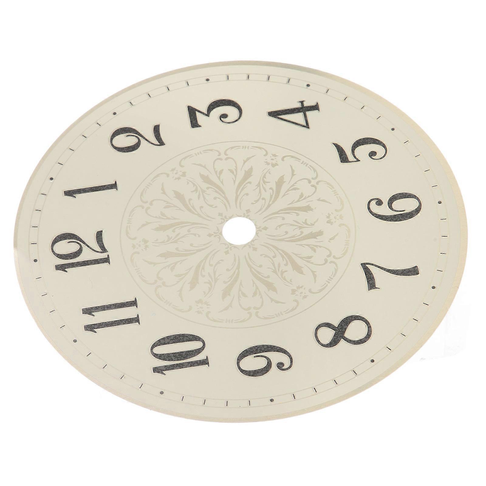 Wall Clock Dial DIY Clock Dial Replacement Dial Part for DIY Clock Making Round Clock Dial Part