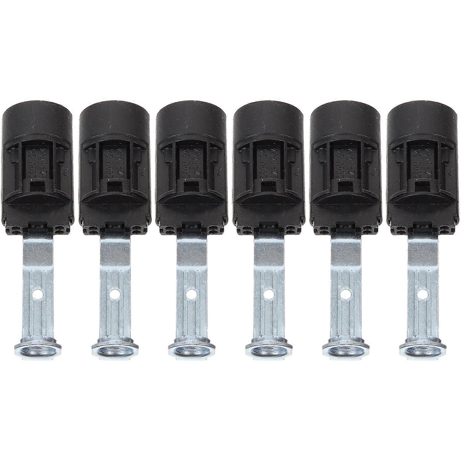 6pcs Candelabra Sockets Replacement Light Bulb Holders E14 Lamp Making Kit