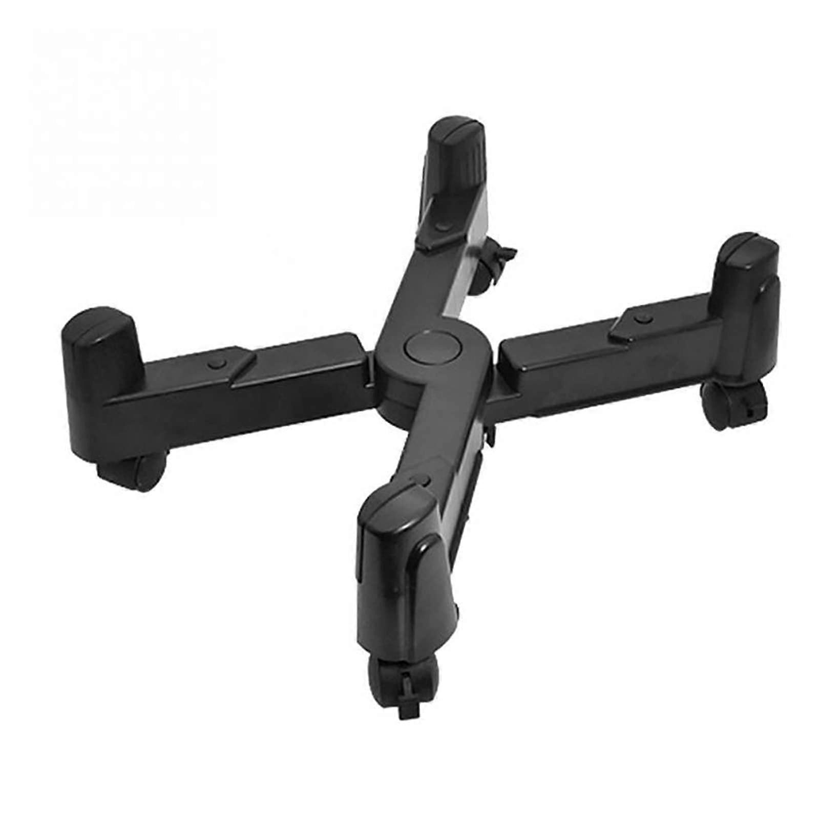 Computer Tower Stand, Adjustable CPU Stand with Wheels, AntiSlip Under Desk CPU Holder, Color D