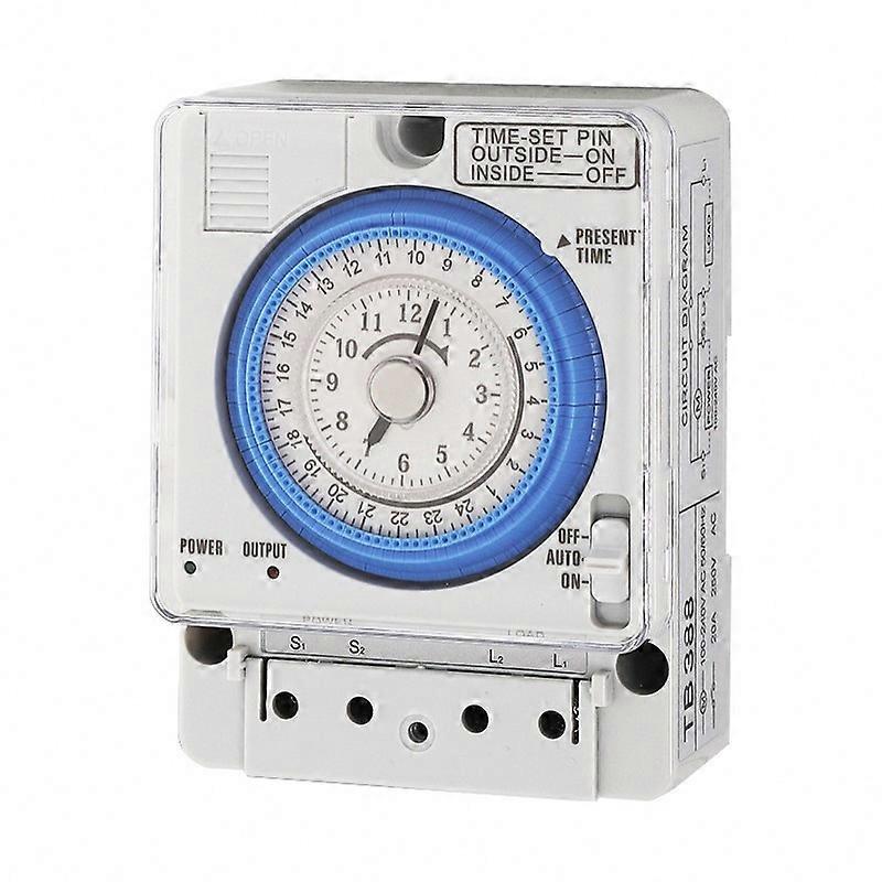 Kitchen & Outdoor Mechanical Timer, 12VAC/DC Portable Time Control Switch