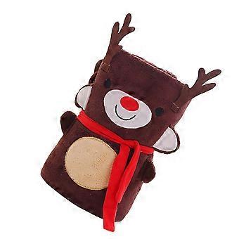 Pets Blanket Warm Pets Blanket for Pet Use Coffee Christmas Design
