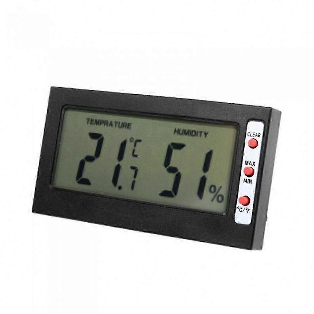 Indoor Home Environment Meter with Thermometer & Hygrometer Clock