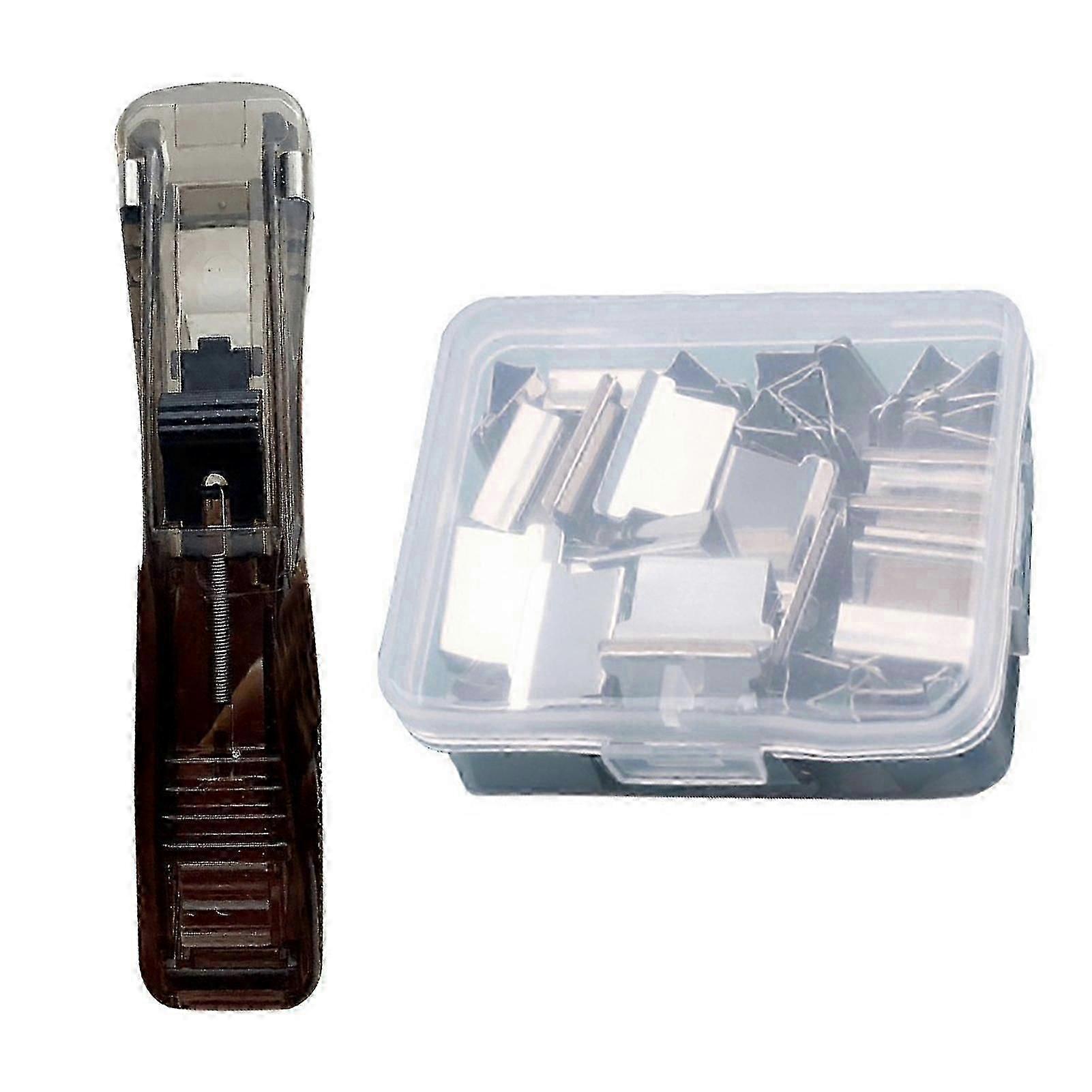 Refillable Clip Stapler Alternative for Office School Supplies