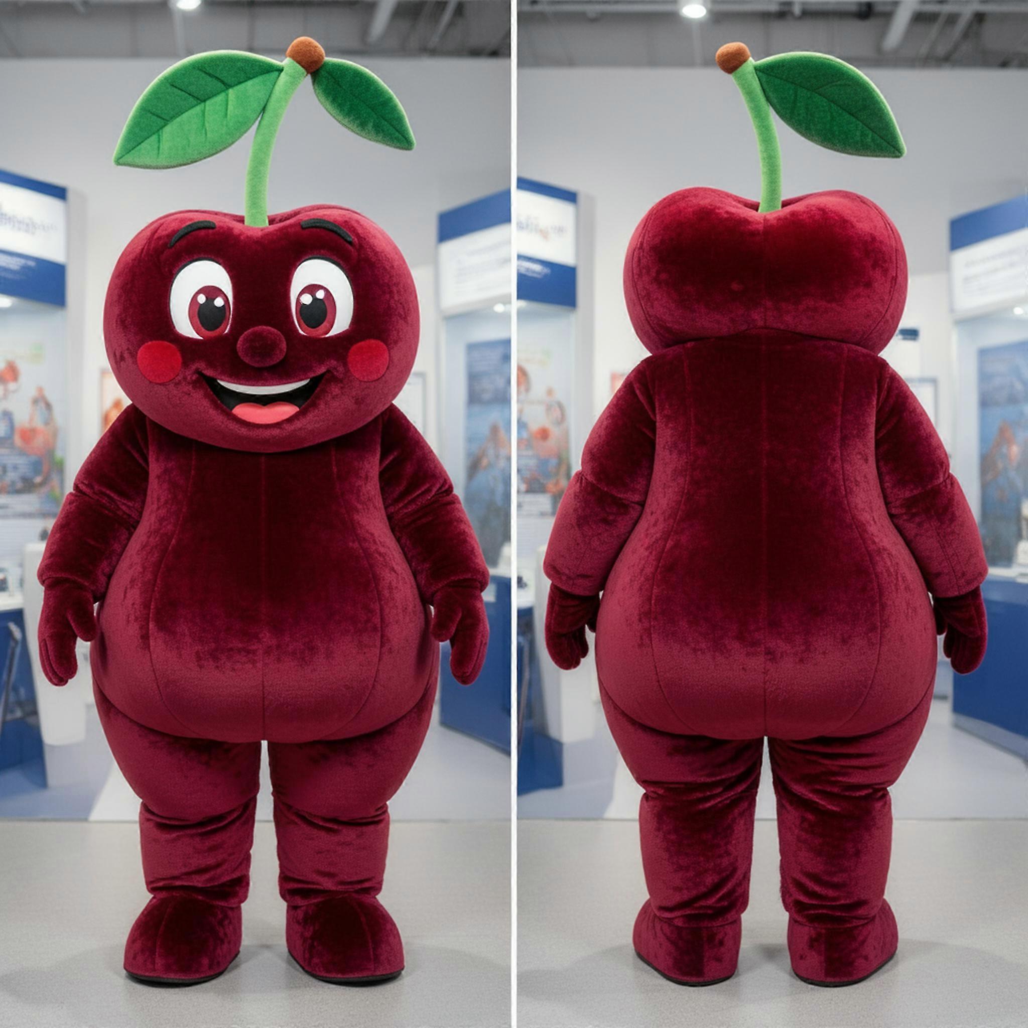 MASTICOT Maroon Velvety Cherry Mascot