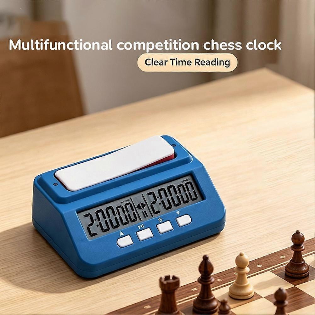Digital Chess Clock Timer,Chess Timer,Portable Digital Electronic Large Screen Chess Clock,Suitable for Timer in Chess