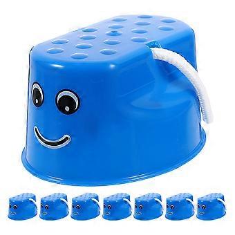 Kids Walking Stilts Blue Plastic 8Pcs Balance Training Equipment Toy