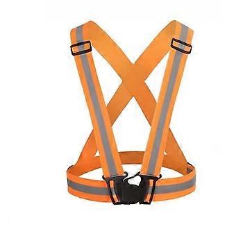 Reflective Vest, High Visibility Adjustable Elastic Reflective Safety Vest Harness, Suitable for Jogging, Cycling, Walking, Motorcycling