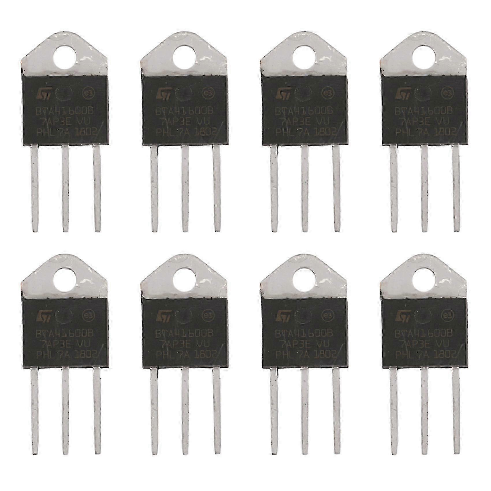 8X BTA41-600B 600V 40A Silicon Controller Rectifier Standard Triac