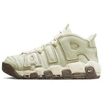 Nike Air More Uptempo Cushioning Slip Resistant Abrasion Resistant Mid top Basketball Shoes Unisex White DV7230-100