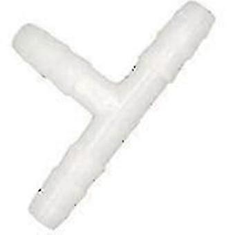 Coupling 6 Mm Hose, White/transparent10pcs