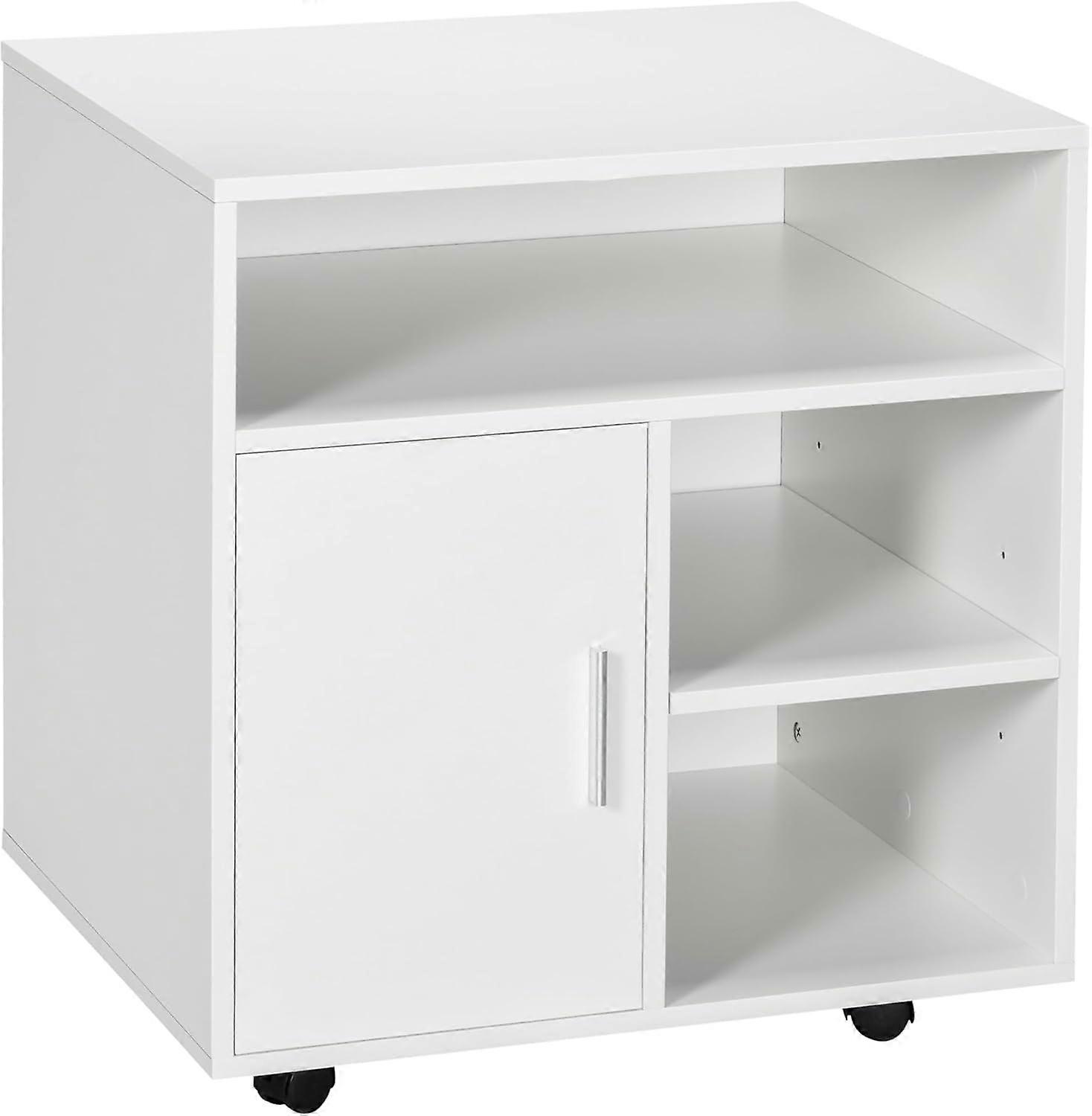 Printerstandaard - Printertafel - Kantoor Trolley - Mobiele Rolcontainer