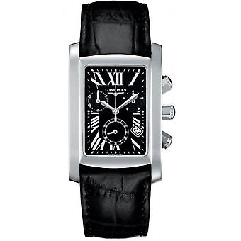 R. longines dolce vita maxi cro ac/cu ne Quartz Analog Man Watch with Cowskin Bracelet L56804792