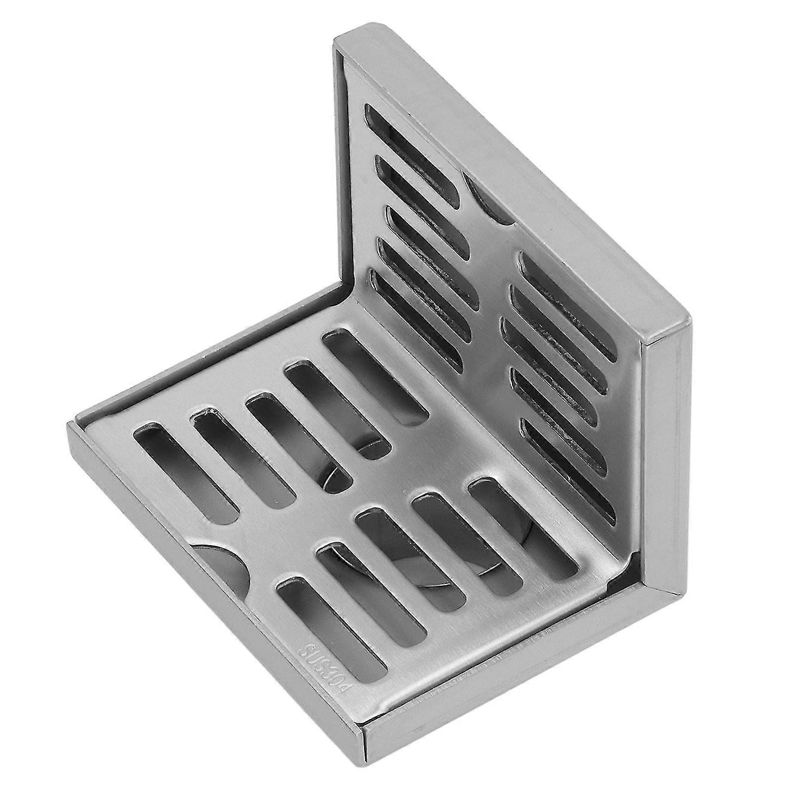 L-Shaped 304 SS Corner Floor Drain