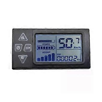 36V 48V S861 Lithium Battery LCD Liquid Crystal Electric Vehicle Mountain Bike Scooter Speedometer  PART