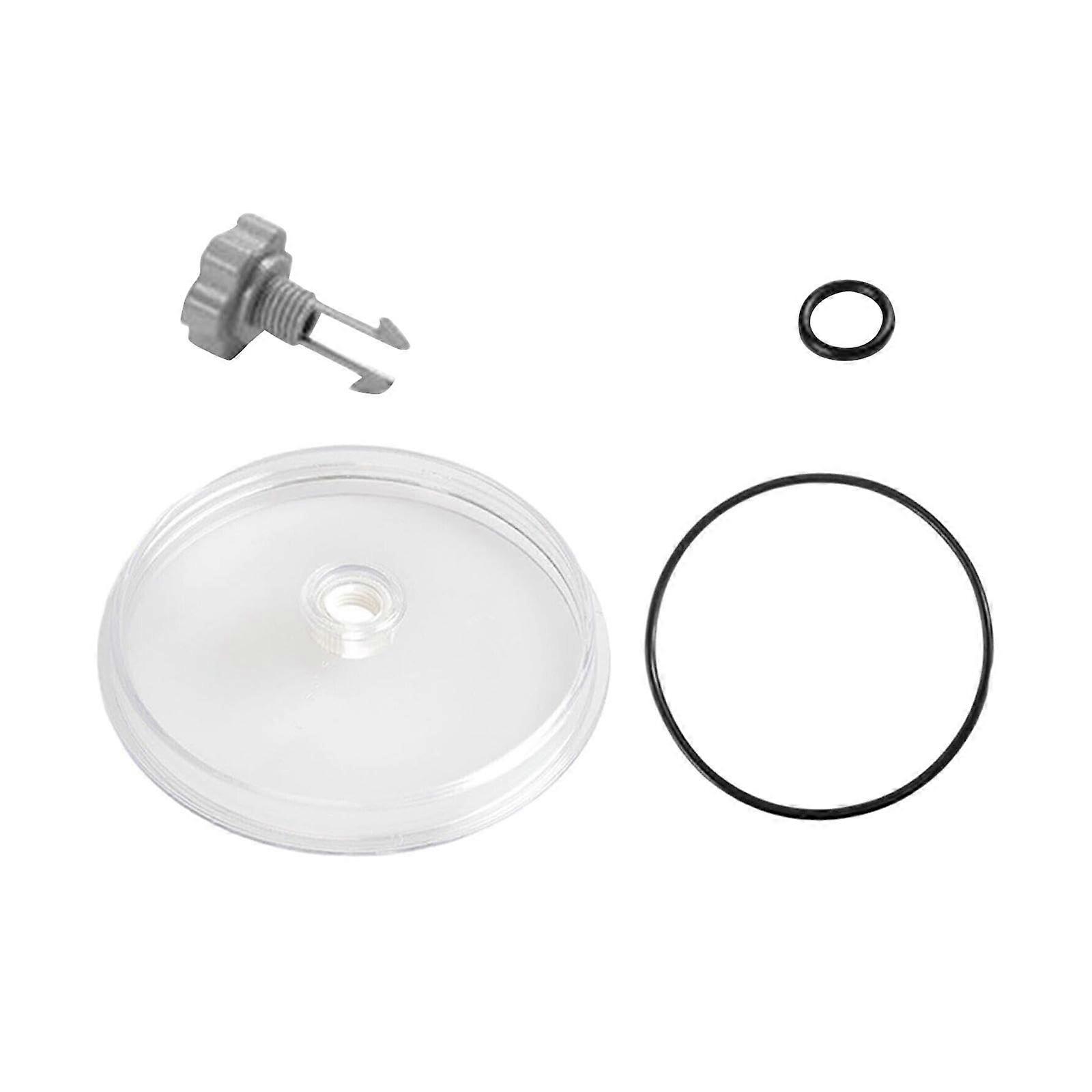 Pool Pump Strainer Lid Replacement with LeakProof Seal, Clear Round Durable Cover