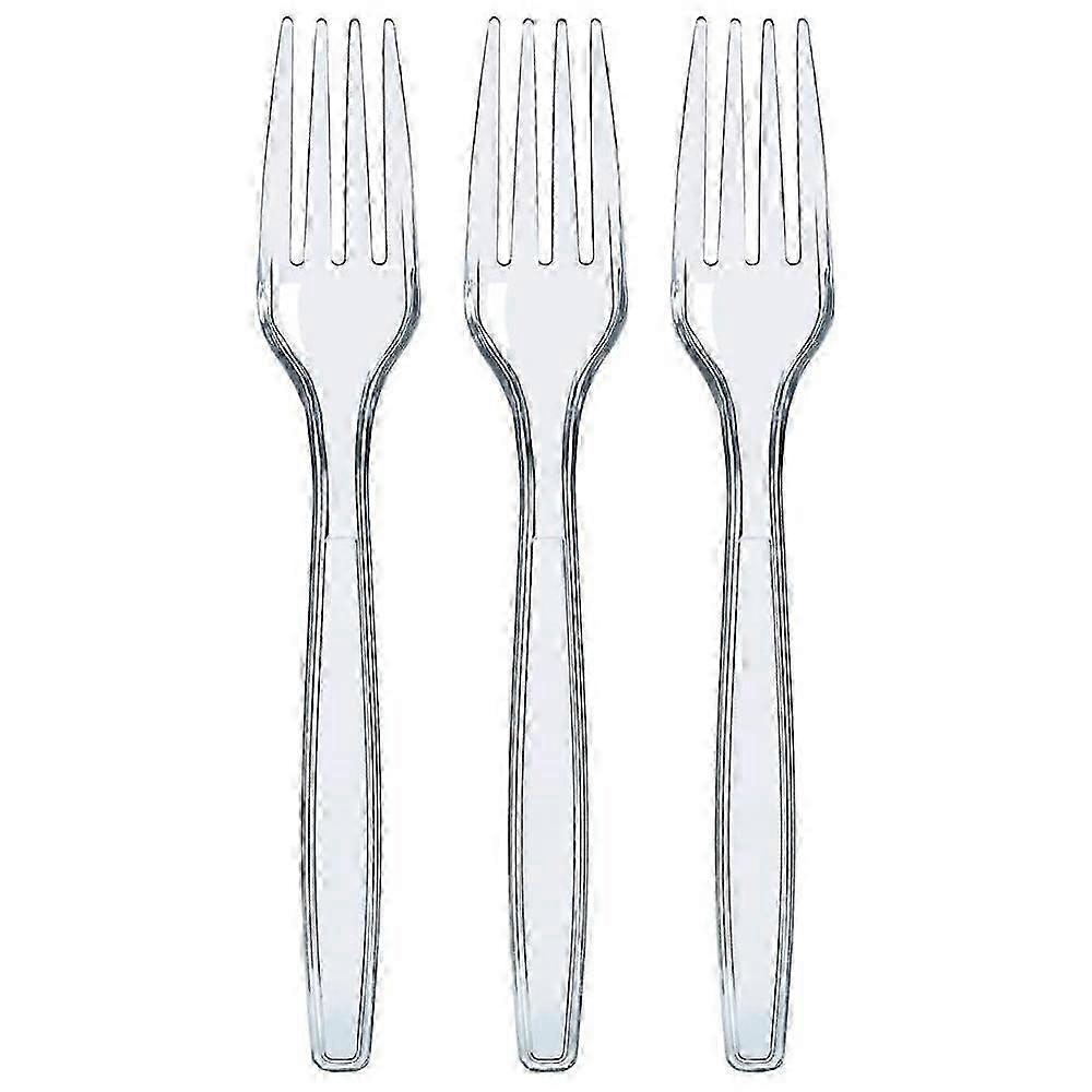 Disposable Clear Plastic Cutlery Disposable Utensils (compatible Withks)