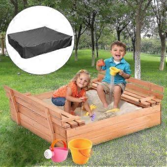 Adjustable Canopy Waterproof Sandbox Cover UV Dust Protection for Outdoor Kids Sandpits