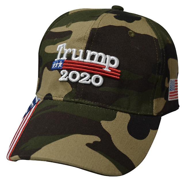 عالية الجودة مخصص ترامب نفسه لنا قبعة الانتخابات الرئاسية التمويه قبعة البيسبول