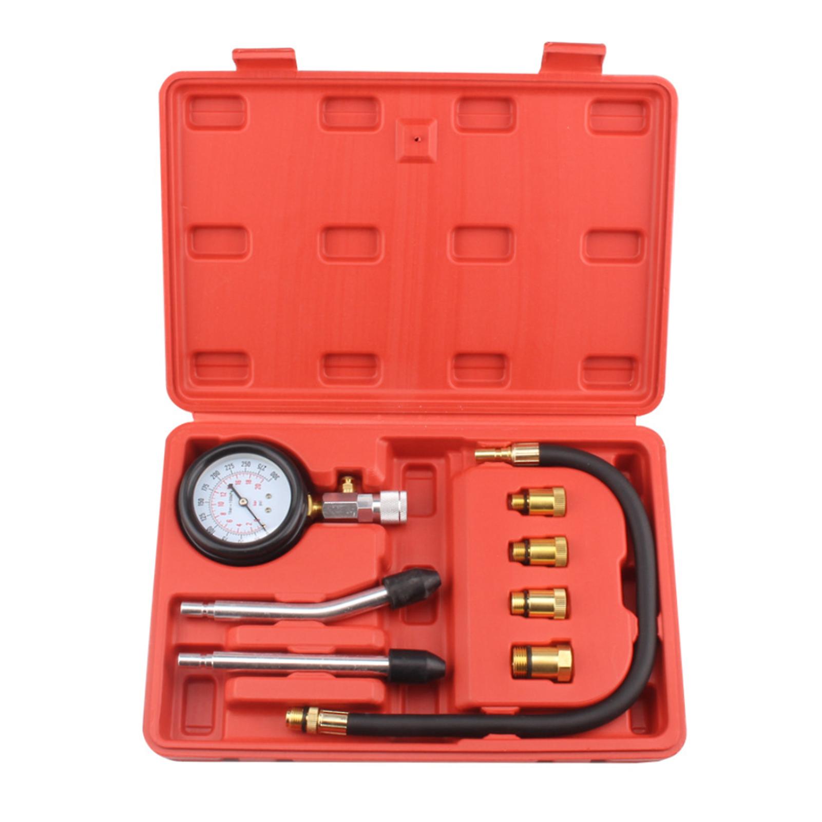 Petrol Engine Compression Tester Kit Gases Engine Cylinder Compressor